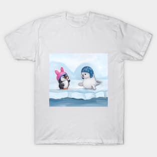 Penguin and seal T-Shirt